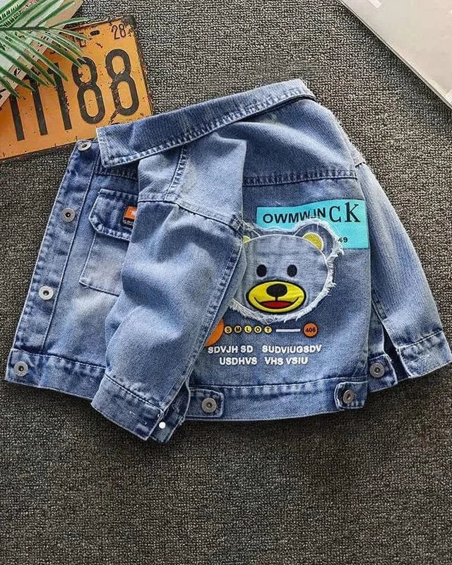 Trendy Kids Apparel Kids Clothing Boys Baby Denim Jacket