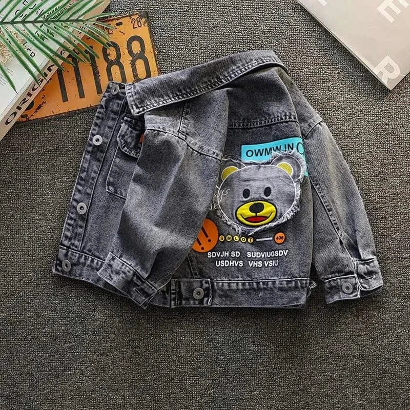 Trendy Kids Apparel Kids Clothing Boys Baby Denim Jacket