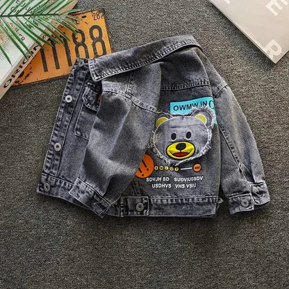Trendy Kids Apparel Kids Clothing Boys Baby Denim Jacket