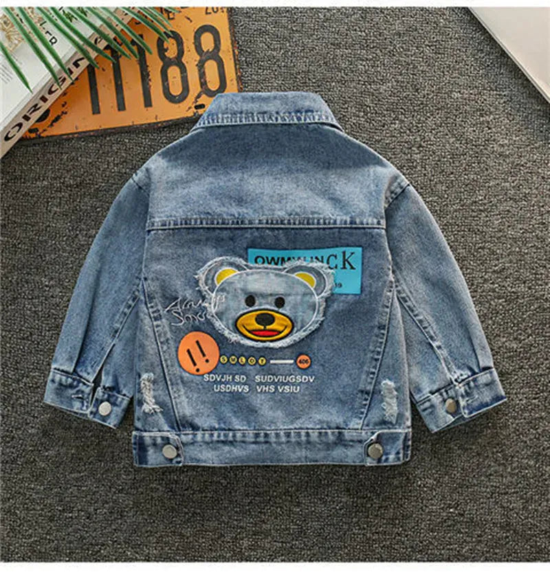 Trendy Kids Apparel Kids Clothing Boys Baby Denim Jacket