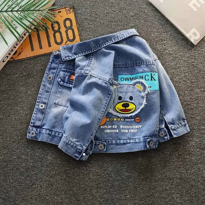 Trendy Kids Apparel Kids Clothing Boys Baby Denim Jacket