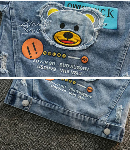 Trendy Kids Apparel Kids Clothing Boys Baby Denim Jacket