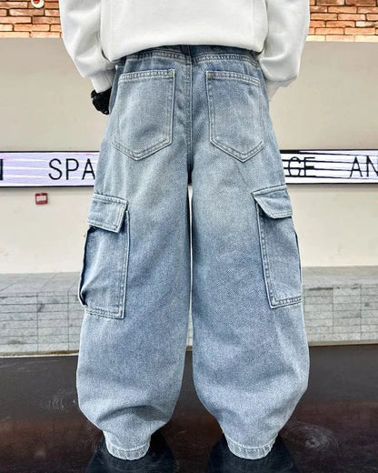 Trendy Kids Apparel Kids Clothing Boys Casual Cargo Jeans