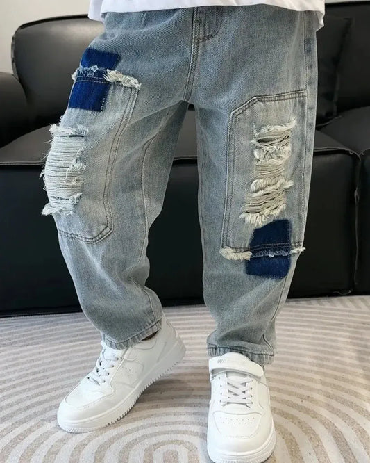 Trendy Kids Apparel Kids Clothing Boys Casual Ripped Jeans