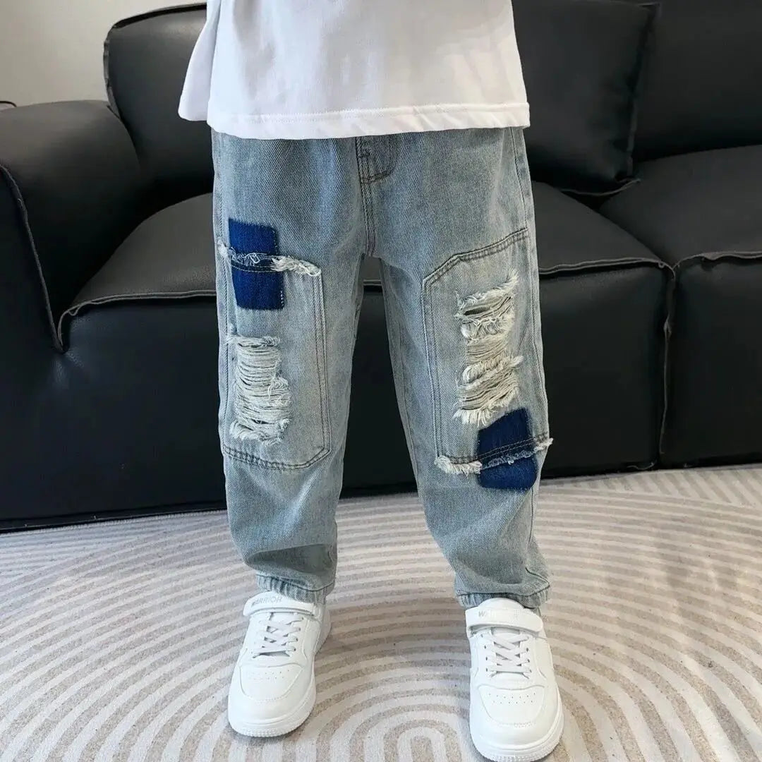 Trendy Kids Apparel Kids Clothing Boys Casual Ripped Jeans