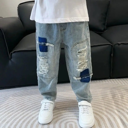 Trendy Kids Apparel Kids Clothing Boys Casual Ripped Jeans