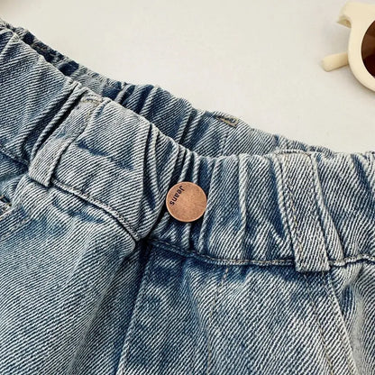 Trendy Kids Apparel Kids Clothing Boys Casual Straight-Leg Denim Jeans