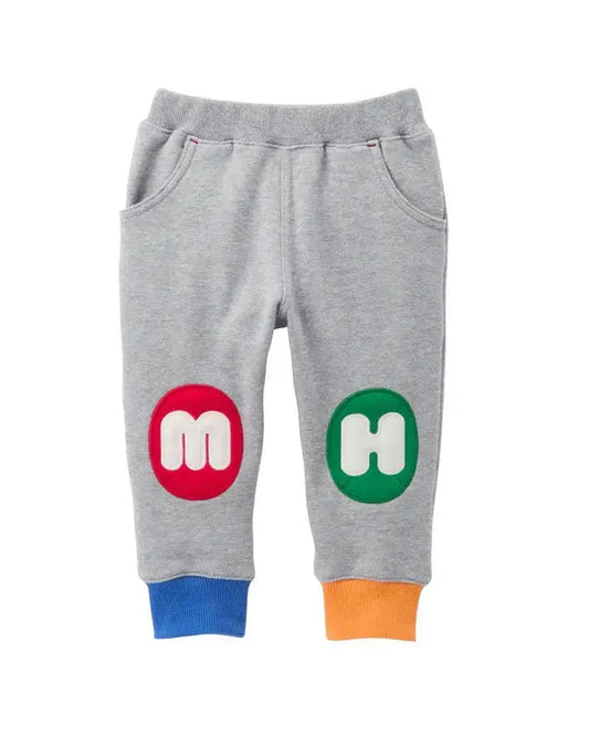 Trendy Kids Apparel Kids Clothing Boys' Comfortable Embroidered Sweatpants