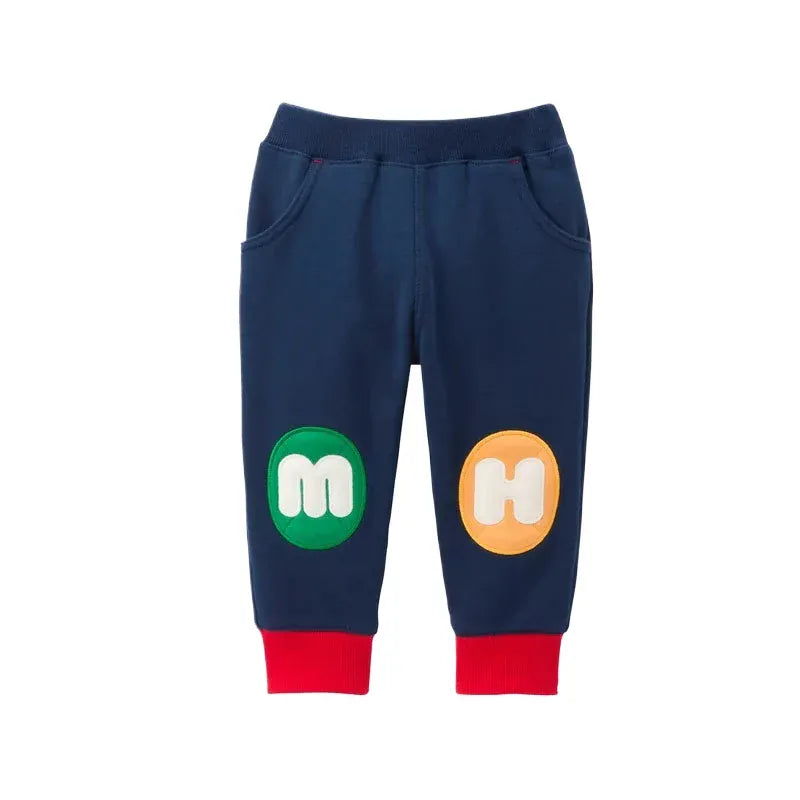 Trendy Kids Apparel Kids Clothing Boys' Comfortable Embroidered Sweatpants