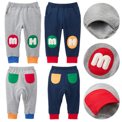 Trendy Kids Apparel Kids Clothing Boys' Comfortable Embroidered Sweatpants