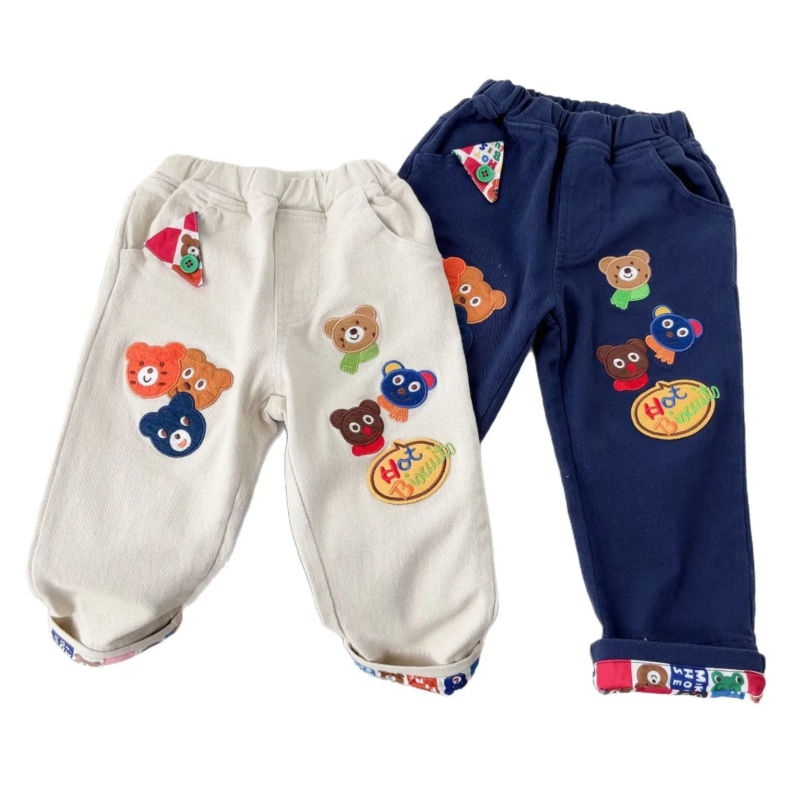 Trendy Kids Apparel Kids Clothing Boys' Comfortable Embroidered Trousers