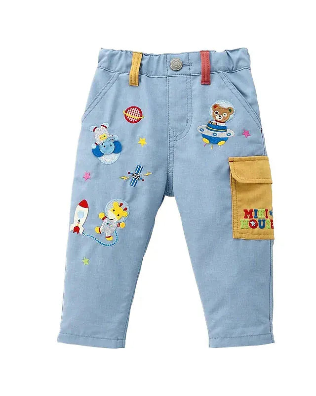 Trendy Kids Apparel Kids Clothing Boys' Cotton Astronaut Bear Cargo Pants