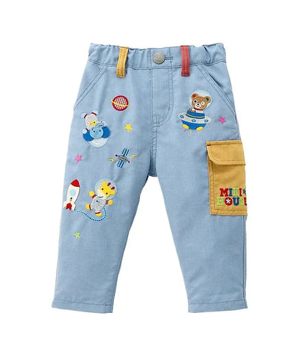 Trendy Kids Apparel Kids Clothing Boys' Cotton Astronaut Bear Cargo Pants