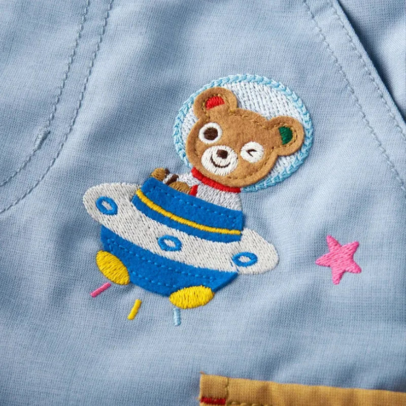 Trendy Kids Apparel Kids Clothing Boys' Cotton Astronaut Bear Cargo Pants