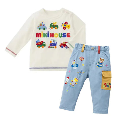 Trendy Kids Apparel Kids Clothing Boys' Cotton Astronaut Bear Cargo Pants