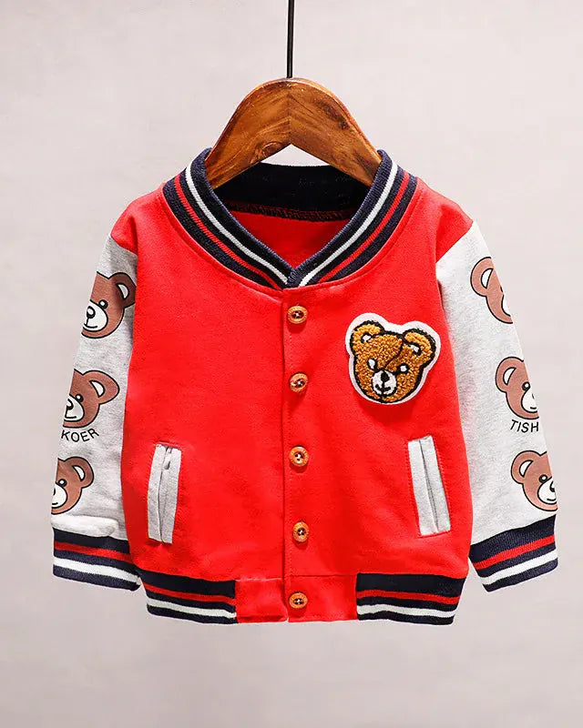 Trendy Kids Apparel Kids Clothing Boys Cotton Cartoon Jacket