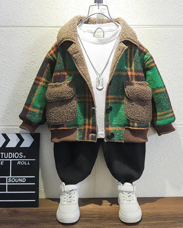 Trendy Kids Apparel Kids Clothing Boys' Cotton Jacket Autumn/Winter