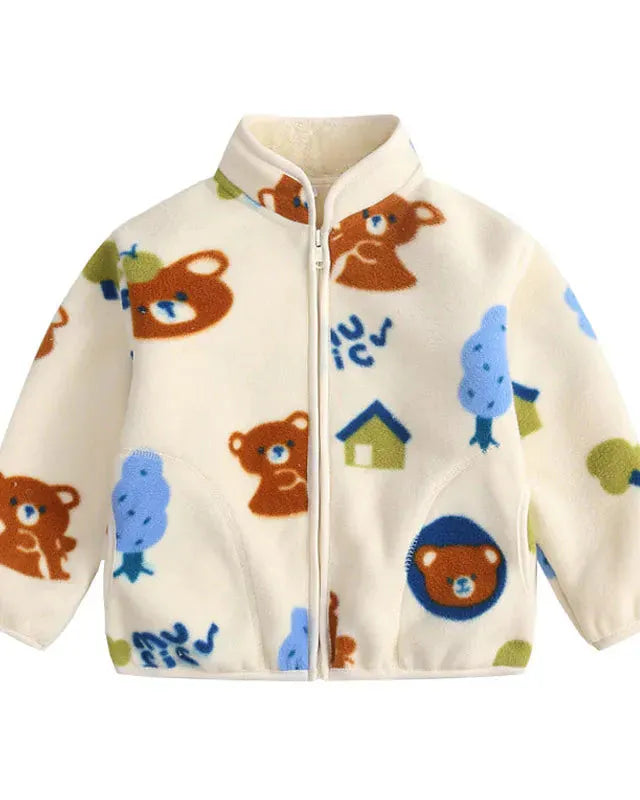 Trendy Kids Apparel Kids Clothing Boys Cotton Soft Fleece Jackets