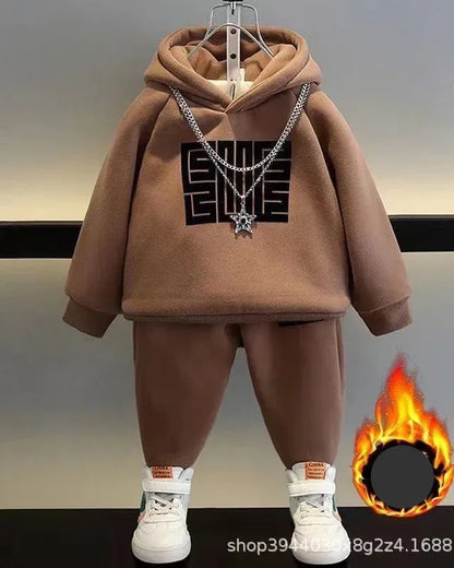 Trendy Kids Apparel Kids Clothing Boys Cotton Tracksuit Outfits