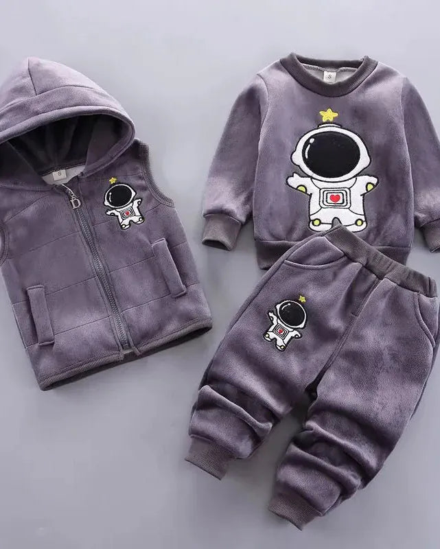 Trendy Kids Apparel Kids Clothing Boys Fleece Tracksuit