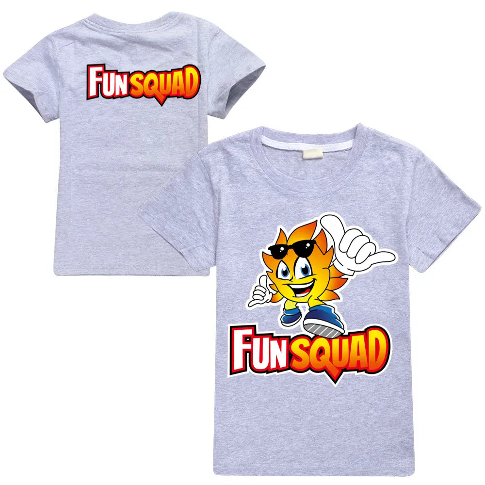 Trendy Kids Apparel Kids Clothing Boys Fun Squad Gaming Cotton T-shirts