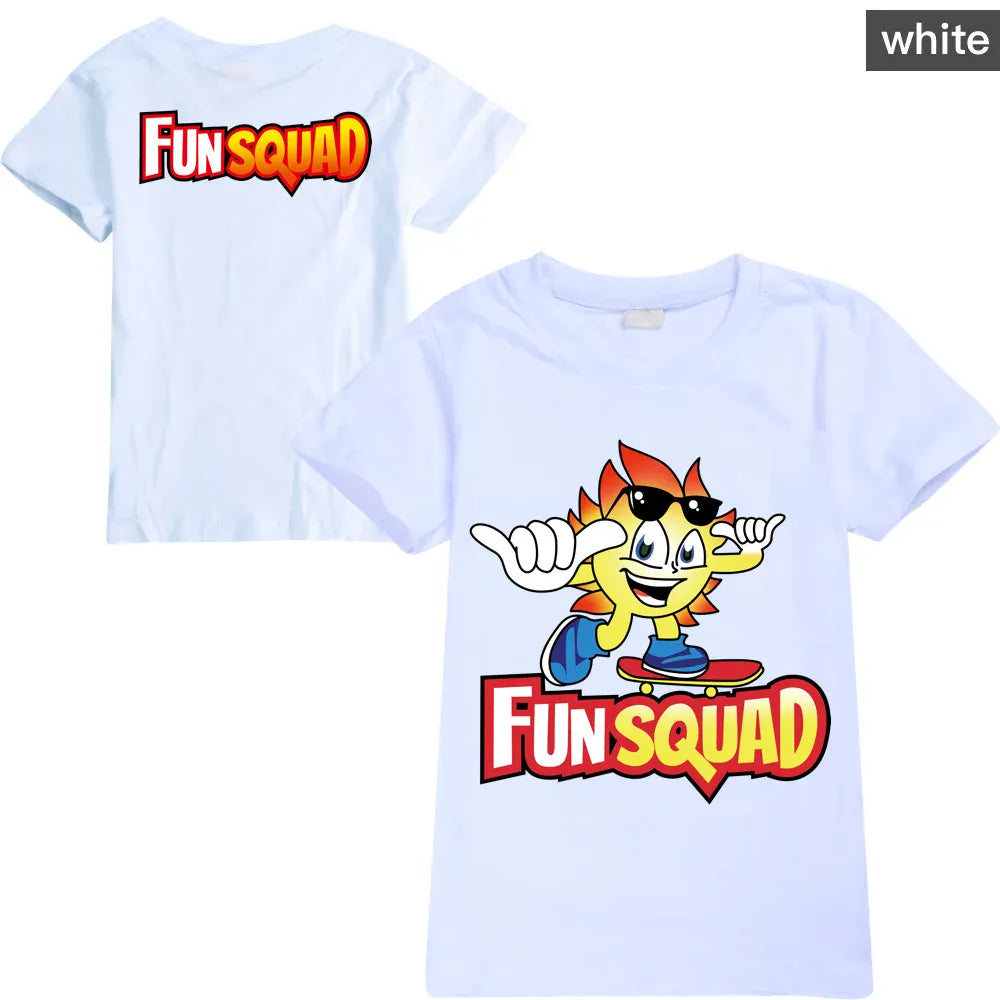 Trendy Kids Apparel Kids Clothing Boys Fun Squad Gaming Cotton T-shirts