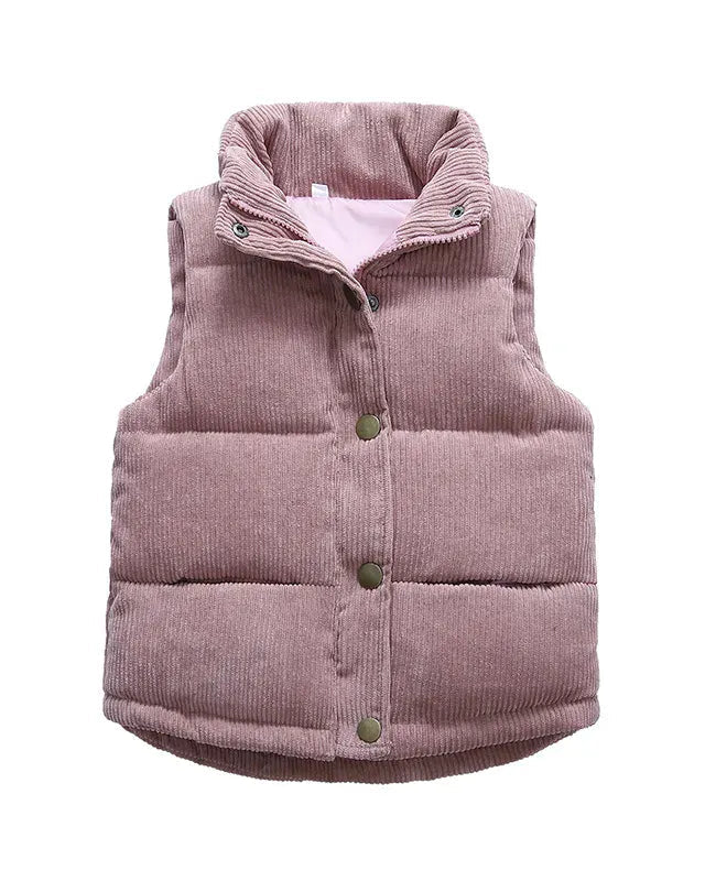 Trendy Kids Apparel Kids Clothing Boys & Girls Cotton Waistcoat - Heavyweight Winter Puffer Vest
