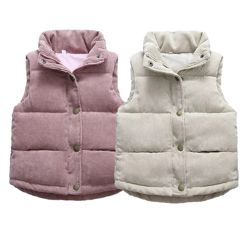 Trendy Kids Apparel Kids Clothing Boys & Girls Cotton Waistcoat - Heavyweight Winter Puffer Vest