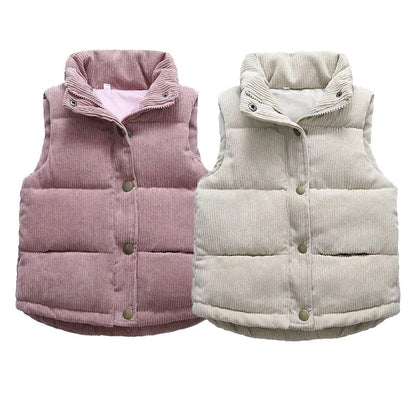 Trendy Kids Apparel Kids Clothing Boys & Girls Cotton Waistcoat - Heavyweight Winter Puffer Vest