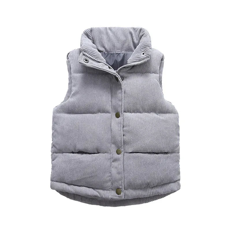 Trendy Kids Apparel Kids Clothing Boys & Girls Cotton Waistcoat - Heavyweight Winter Puffer Vest