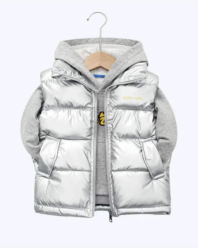 Trendy Kids Apparel Kids Clothing Boys & Girls Cotton Waistcoat - Heavyweight Winter Puffer Vest