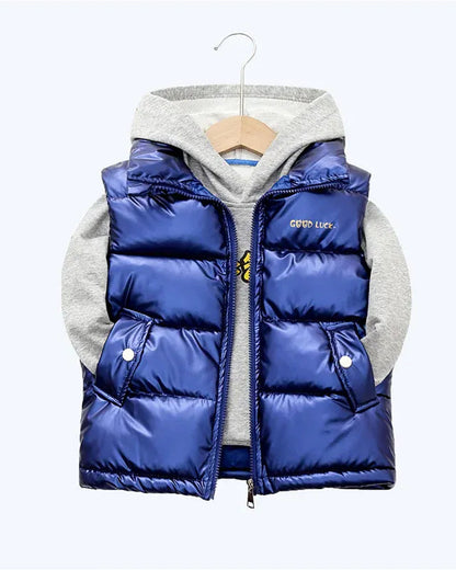 Trendy Kids Apparel Kids Clothing Boys & Girls Cotton Waistcoat - Heavyweight Winter Puffer Vest