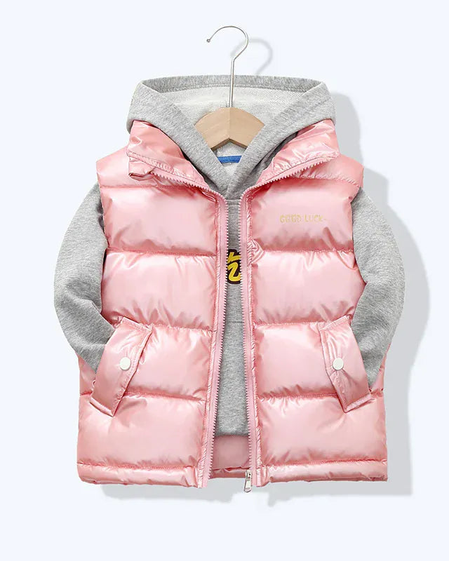 Trendy Kids Apparel Kids Clothing Boys & Girls Cotton Waistcoat - Heavyweight Winter Puffer Vest