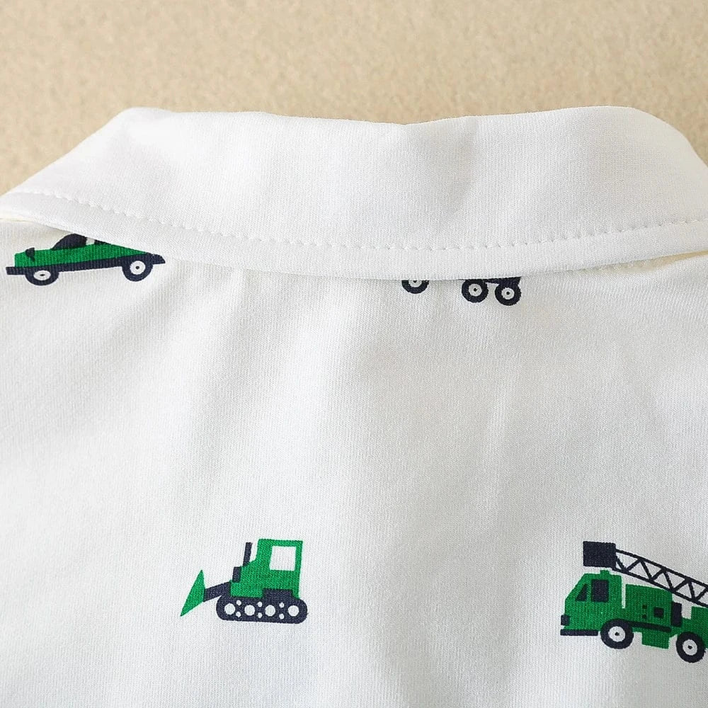 Trendy Kids Apparel Kids Clothing Boys' Long Sleeve Cotton Polo Shirt