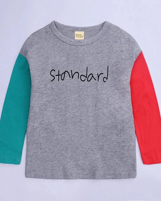 Trendy Kids Apparel Kids Clothing Boys' Long Sleeve Letter Print Sweatshirt Top