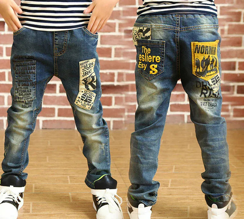 Trendy Kids Apparel Kids Clothing Boys Slim Straight Jeans