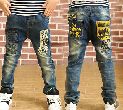 Trendy Kids Apparel Kids Clothing Boys Slim Straight Jeans