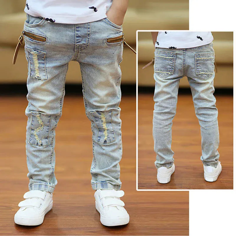 Trendy Kids Apparel Kids Clothing Boys Slim Straight Jeans