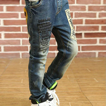 Trendy Kids Apparel Kids Clothing Boys Slim Straight Jeans