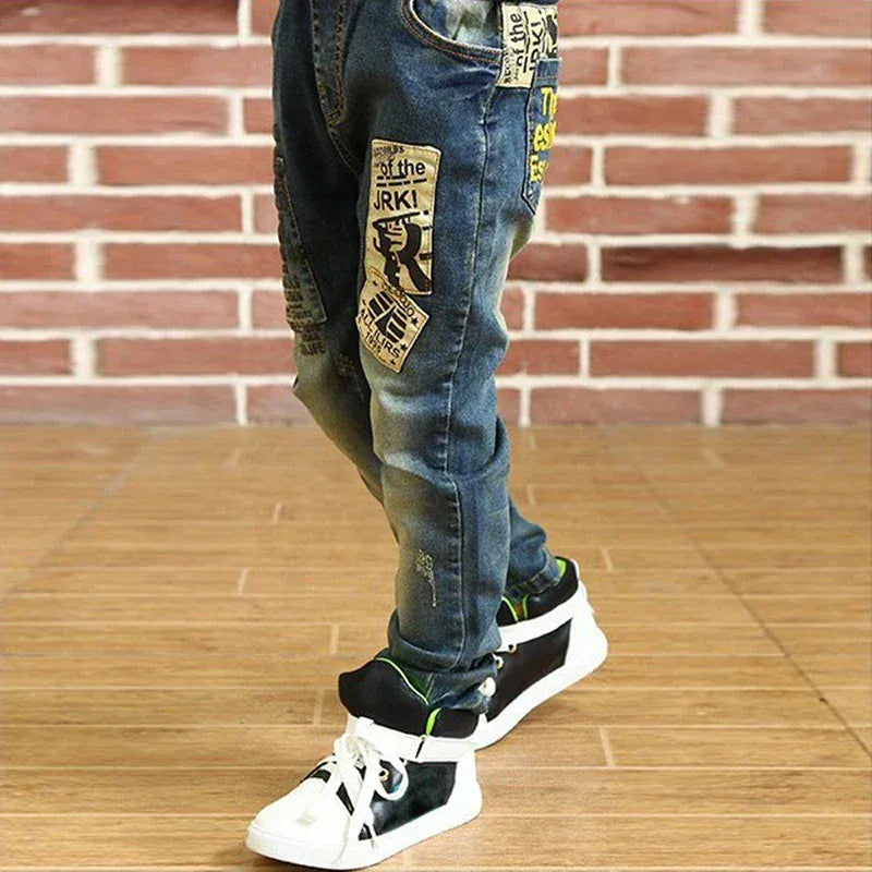 Trendy Kids Apparel Kids Clothing Boys Slim Straight Jeans