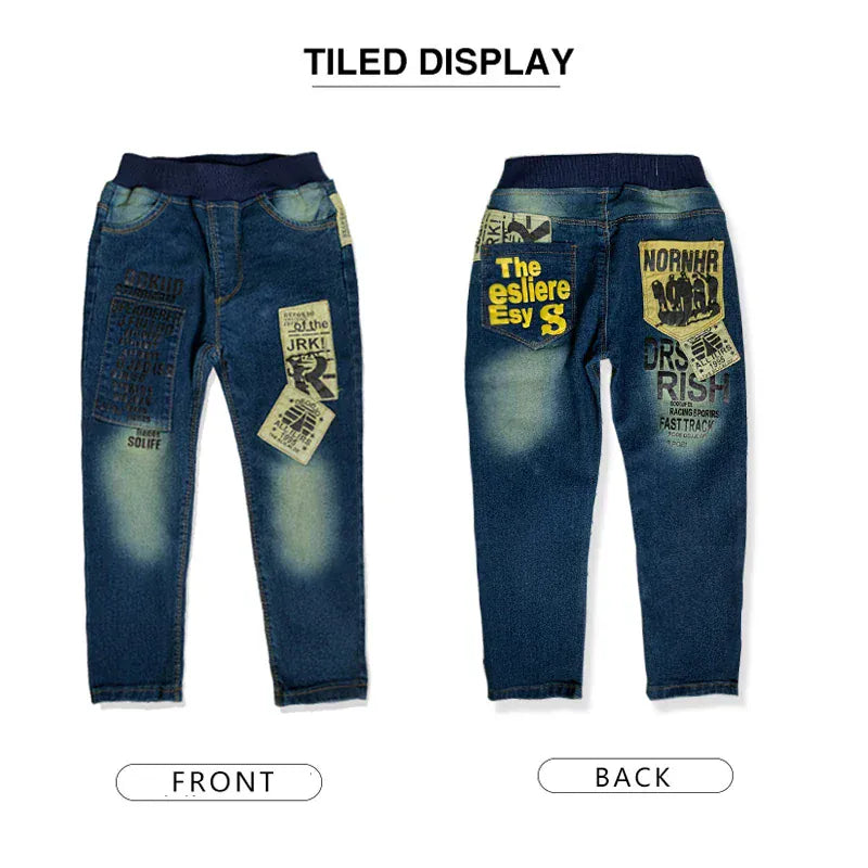 Trendy Kids Apparel Kids Clothing Boys Slim Straight Jeans