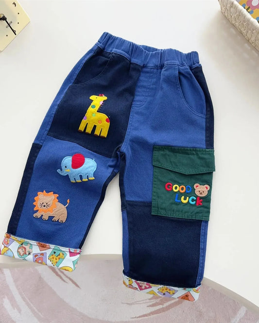 Trendy Kids Apparel Kids Clothing Boys' Soft Cotton Micro-Elastic Casual Pants