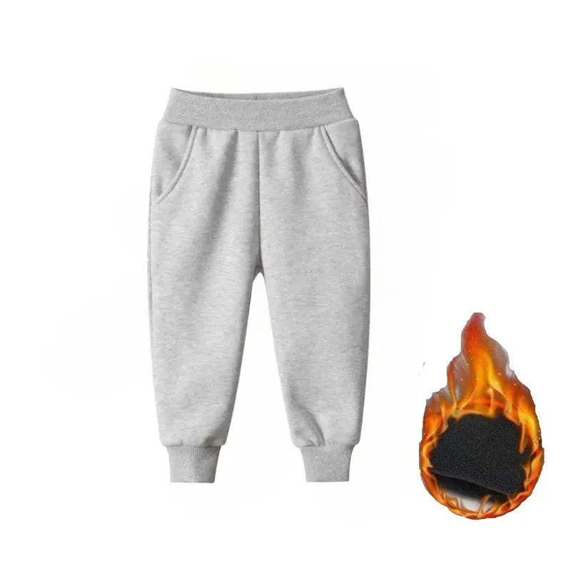 Trendy Kids Apparel Kids Clothing Boys Solid Color Casual Sports Trousers