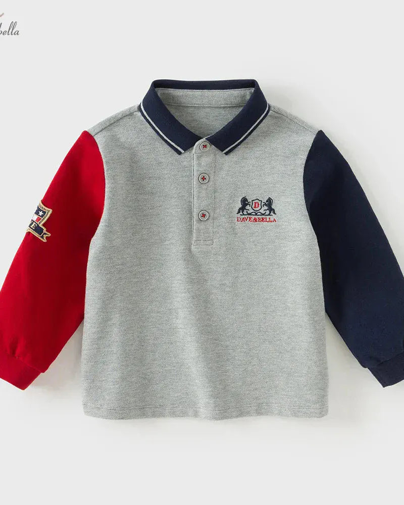 Trendy Kids Apparel Kids Clothing Boys' Spring Autumn Polo T-shirt