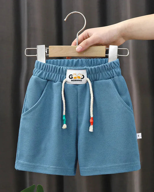 Trendy Kids Apparel Kids Clothing Boys' Summer Candy Color Casual Beach Shorts
