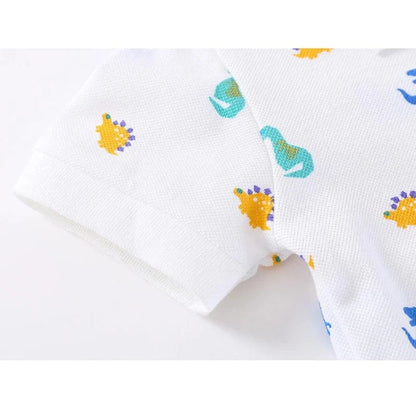 Trendy Kids Apparel Kids Clothing Boys' Summer Cotton Polo Shirt with Stand Collar