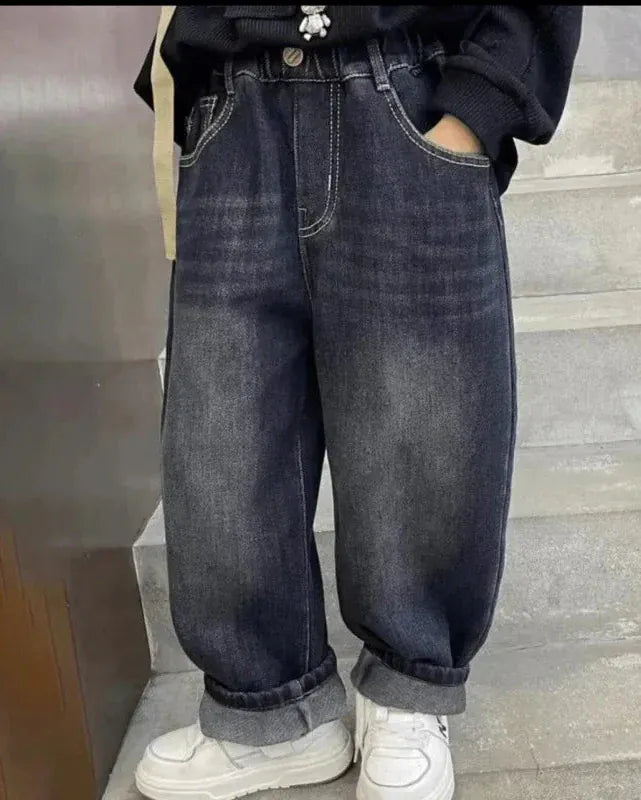 Trendy Kids Apparel Kids Clothing Boys Winter Padded Jeans
