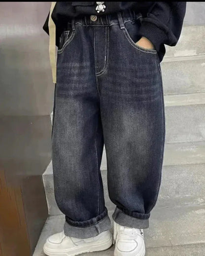 Trendy Kids Apparel Kids Clothing Boys Winter Padded Jeans