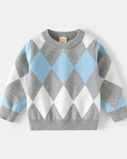 Trendy Kids Apparel Kids Clothing Boys Winter Warm Knitted Pullover