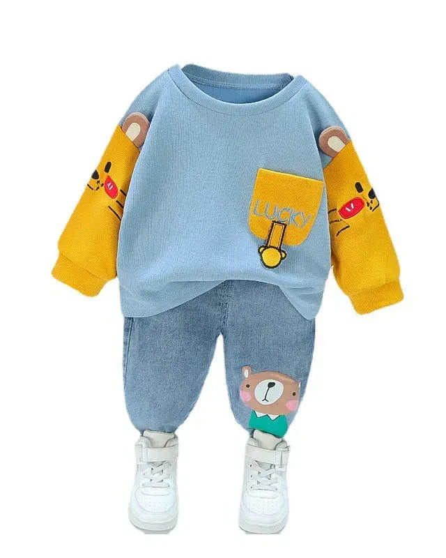 Trendy Kids Apparel Kids Clothing Casual Cotton Kids Set